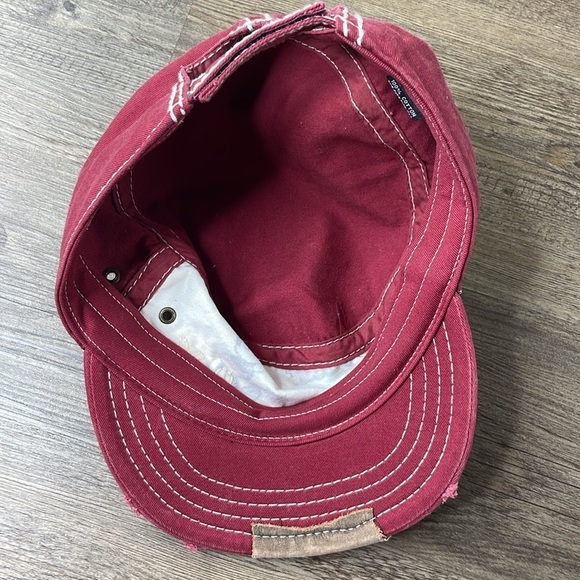 Disneyland Resort Red Tan Mickey Mouse Cadet Hat - Picture 6 of 8